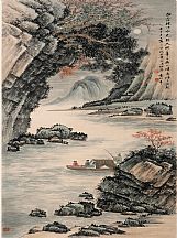 1605176_袁松年_白露横江（山水）